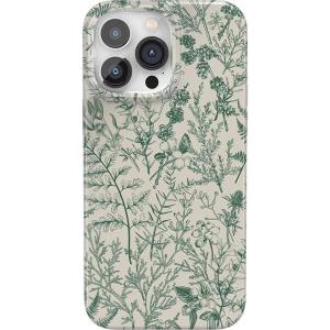 Casely iPhone 14 Pro Case | Sage Garden | Green Floral | Compatible with MagSafe | Classic Ultra-Slim Case Design(Sage Garden | Green Floral Case)