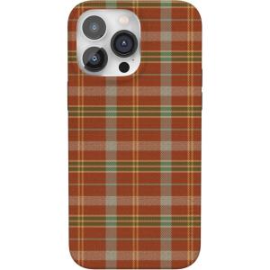 Casely iPhone 14 Pro Case | Sage Garden | Green Floral | Compatible with MagSafe | Classic Ultra-Slim Case Design(Spiced Chai | Fall Plaid)
