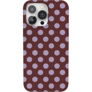 Casely iPhone 14 Pro Case | Sage Garden | Green Floral | Compatible with MagSafe | Classic Ultra-Slim Case Design(Spotted in SoHo | Burgundy Polka Dot)
