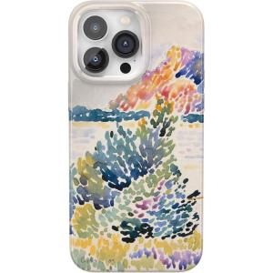 Casely iPhone 14 Pro Case | Sage Garden | Green Floral | Compatible with MagSafe | Classic Ultra-Slim Case Design(The Met Museum | Cap Nègre Watercolor)