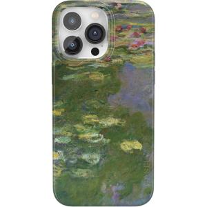 Casely iPhone 14 Pro Case | Sage Garden | Green Floral | Compatible with MagSafe | Classic Ultra-Slim Case Design(The Met Museum | Monet’s Water Lilies)