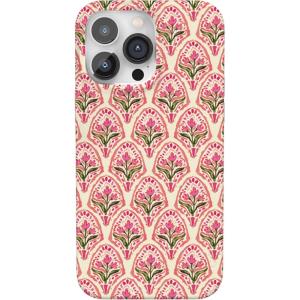 Casely iPhone 14 Pro Case | Sage Garden | Green Floral | Compatible with MagSafe | Classic Ultra-Slim Case Design(Tulip Tapestry | Jenna Palek x Casely)