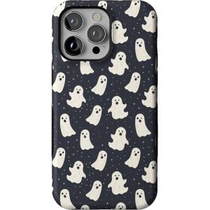 Casely iPhone 14 Pro Max Case | Nantucket Cottage | Blue Hydrangea | Compatible with MagSafe | Bold Protective Design(All Boos No Bite | Friendly Ghost)