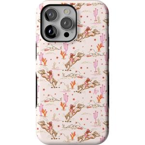 Casely iPhone 14 Pro Max Case | Nantucket Cottage | Blue Hydrangea | Compatible with MagSafe | Bold Protective Design(Cowgirl Canyon | FashionPass x Casely)