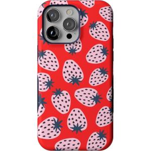 Casely iPhone 14 Pro Max Case | Nantucket Cottage | Blue Hydrangea | Compatible with MagSafe | Bold Protective Design(I’d Pick You | Red Strawberry)