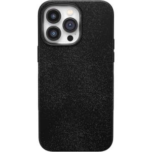 Casely iPhone 14 Pro Max Case | Nantucket Cottage | Blue Hydrangea | Compatible with MagSafe | Bold Protective Design(Midnight Onyx | Black Shimmer)