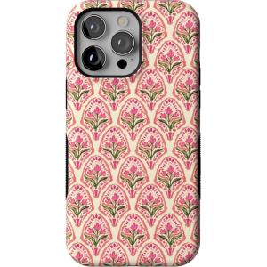 Casely iPhone 14 Pro Max Case | Nantucket Cottage | Blue Hydrangea | Compatible with MagSafe | Bold Protective Design(Tulip Tapestry | Jenna Palek x Casely)