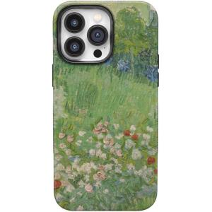 Casely iPhone 14 Pro Max Case | Nantucket Cottage | Blue Hydrangea | Compatible with MagSafe | Bold Protective Design(Vincent’s Admired Garden)
