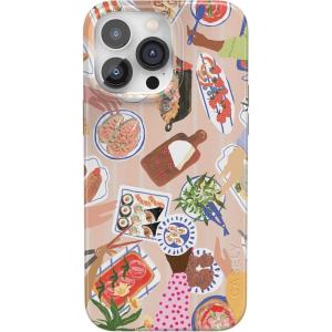 Casely iPhone 14 Pro Max Case | Not a Phase | Clear Flash Tattoo | Compatible with MagSafe | Classic Ultra Slim Design(Picnic Party | Painted Collage)