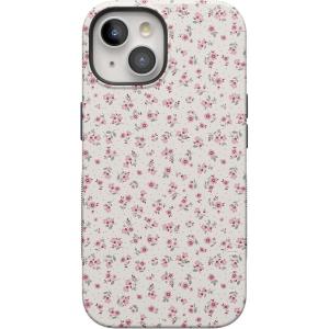 Casely iPhone 15 Case | Be Mine | Tiny Hearts | Bold Protective Design | Compatible with MagSafe(Cottage Charm | Cottagecore Case)