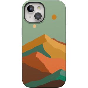 Casely iPhone 15 Case | Be Mine | Tiny Hearts | Bold Protective Design | Compatible with MagSafe(Endless Peaks | Colorblock Mountain)