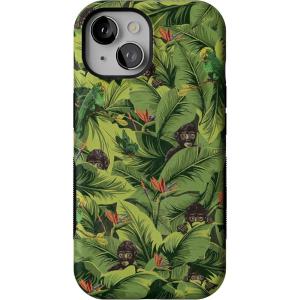Casely iPhone 15 Case | Be Mine | Tiny Hearts | Bold Protective Design | Compatible with MagSafe(Frida Kahlo | Sneaky Monkeys | Jungle Floral)