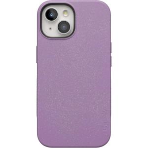 Casely iPhone 15 Case | Be Mine | Tiny Hearts | Bold Protective Design | Compatible with MagSafe(Lavender Waves | Purple Shimmer)