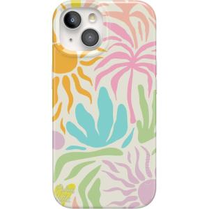 Casely iPhone 15 Case | Falling for You | Plum Floral | Compatible with MagSafe | Classic Ultra Slim Design(Pura Vida | Oasis)