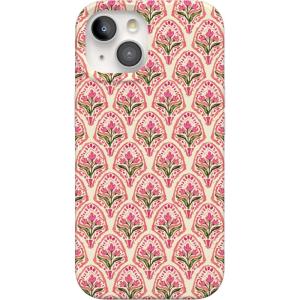 Casely iPhone 15 Case | Falling for You | Plum Floral | Compatible with MagSafe | Classic Ultra Slim Design(Tulip Tapestry | Jenna Palek x Casely)