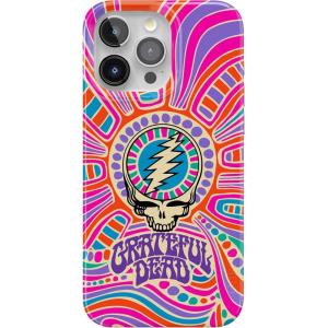 Casely iPhone 15 Pro Case | Mocha Ripple | Brown Waves | Compatible with MagSafe | Classic Ultra Slim Design(Grateful Dead | Art of Chaos | Skull)