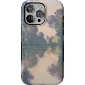 Casely iPhone 15 Pro Max Case | Kiwi Kiss | Matcha Green Shimmer Glitter | Bold Protective Design | Compatible with MagSafe(Monet’s Morning | The Met Museum Collection)