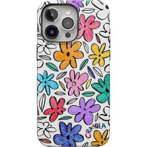 Casely iPhone 15 Pro Max Case | Kiwi Kiss | Matcha Green Shimmer Glitter | Bold Protective Design | Compatible with MagSafe(Outside the Lines | Crayola Marker)