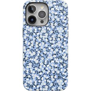 Casely iPhone 15 Pro Max Case | Kiwi Kiss | Matcha Green Shimmer Glitter | Bold Protective Design | Compatible with MagSafe(Picking Daisies | Cottagecore Case)