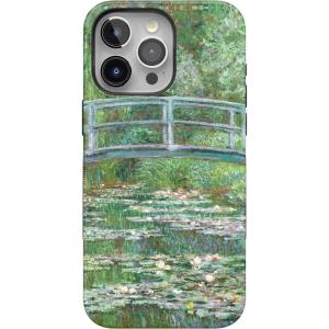 Casely iPhone 15 Pro Max Case | Kiwi Kiss | Matcha Green Shimmer Glitter | Bold Protective Design | Compatible with MagSafe(The Met Museum | Monet’s Bridge)