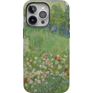 Casely iPhone 15 Pro Max Case | Kiwi Kiss | Matcha Green Shimmer Glitter | Bold Protective Design | Compatible with MagSafe(Vincent’s Admired Garden)