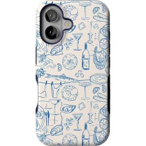 Casely iPhone 16 Case | Botanical Blooms | Floral Patchwork | Compatible with MagSafe | Bold Protective Design(Amalfi Aperitivo | Dolce Vita)