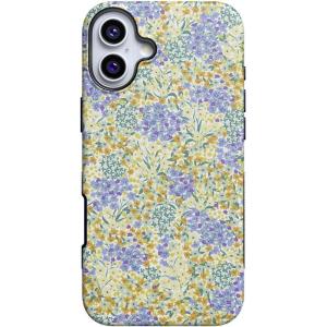 Casely iPhone 16 Case | Botanical Blooms | Floral Patchwork | Compatible with MagSafe | Bold Protective Design(Dream Garden)