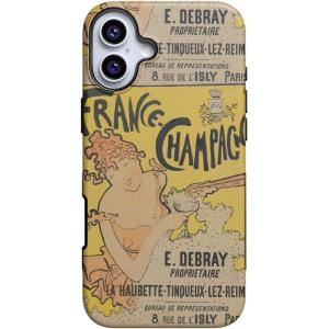 Casely iPhone 16 Case | Botanical Blooms | Floral Patchwork | Compatible with MagSafe | Bold Protective Design(French Bubbly)