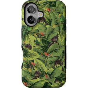 Casely iPhone 16 Case | Botanical Blooms | Floral Patchwork | Compatible with MagSafe | Bold Protective Design(Frida Kahlo | Sneaky Monkeys | Jungle Floral)