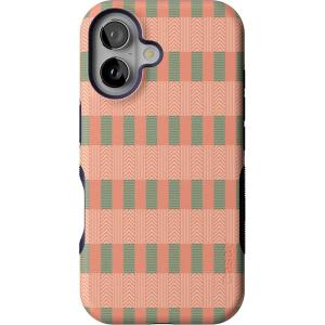 Casely iPhone 16 Case | Botanical Blooms | Floral Patchwork | Compatible with MagSafe | Bold Protective Design(Palm Beach | Grand Cabana)