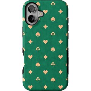 Casely iPhone 16 Case | Botanical Blooms | Floral Patchwork | Compatible with MagSafe | Bold Protective Design(Royal Flush | French Deck)
