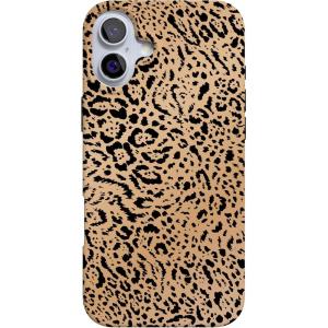 Casely iPhone 16 Case | Van Gogh | Head of a Skeleton with a Burning Cigarette Phone | Classic Ultra-Slim Design | Compatible with MagSafe(Born to Be Wild | Jaguar Print)