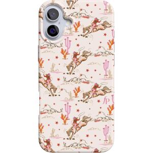 Casely iPhone 16 Case | Van Gogh | Head of a Skeleton with a Burning Cigarette Phone | Classic Ultra-Slim Design | Compatible with MagSafe(Cowgirl Canyon | FashionPass x Casely)