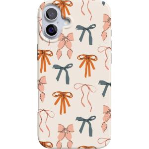 Casely iPhone 16 Case | Van Gogh | Head of a Skeleton with a Burning Cigarette Phone | Classic Ultra-Slim Design | Compatible with MagSafe(Gourdy Girlie | Harvest Bows)