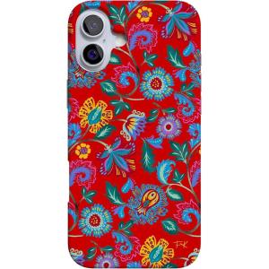 Casely iPhone 16 Case | Van Gogh | Head of a Skeleton with a Burning Cigarette Phone | Classic Ultra-Slim Design | Compatible with MagSafe(Painted Flowers | Frida Kahlo Floral)
