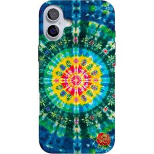 Casely iPhone 16 Case | Van Gogh | Head of a Skeleton with a Burning Cigarette Phone | Classic Ultra-Slim Design | Compatible with MagSafe(Veneta Tapestry | Grateful Dead Tie Dye)