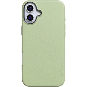 Casely iPhone 16 Plus Case | Poppy Meadows | Pastel Floral | Compatible with MagSafe | Bold Protective Design(Kiwi Kiss | Matcha Green Shimmer)