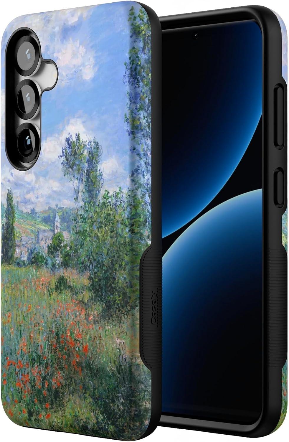 imageCasely Galaxy S25 Case Oasis Pura Vida Floral Compatible with MagSafe Bold Protective DesignMonets View The Met Museum