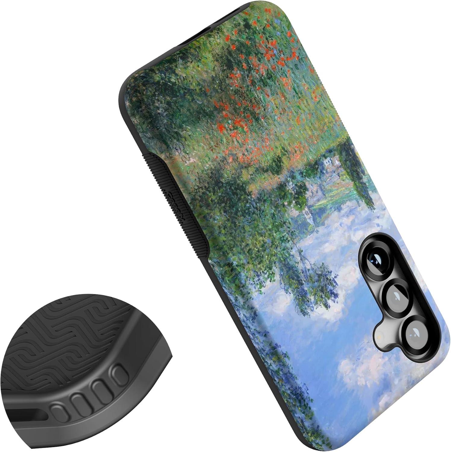 imageCasely Galaxy S25 Case Oasis Pura Vida Floral Compatible with MagSafe Bold Protective DesignMonets View The Met Museum