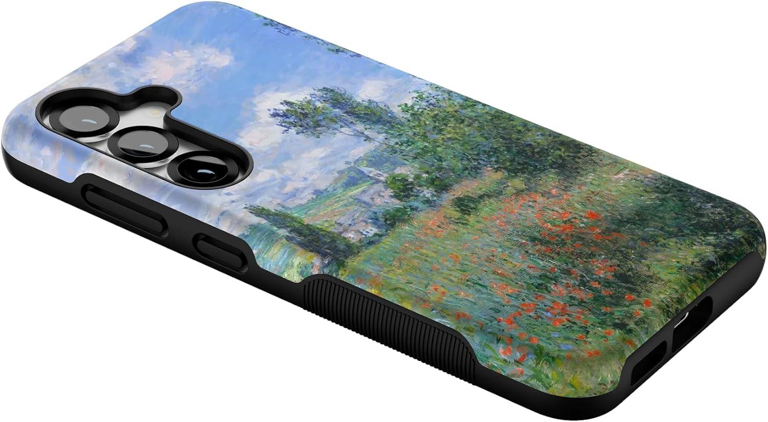 imageCasely Galaxy S25 Case Oasis Pura Vida Floral Compatible with MagSafe Bold Protective DesignMonets View The Met Museum