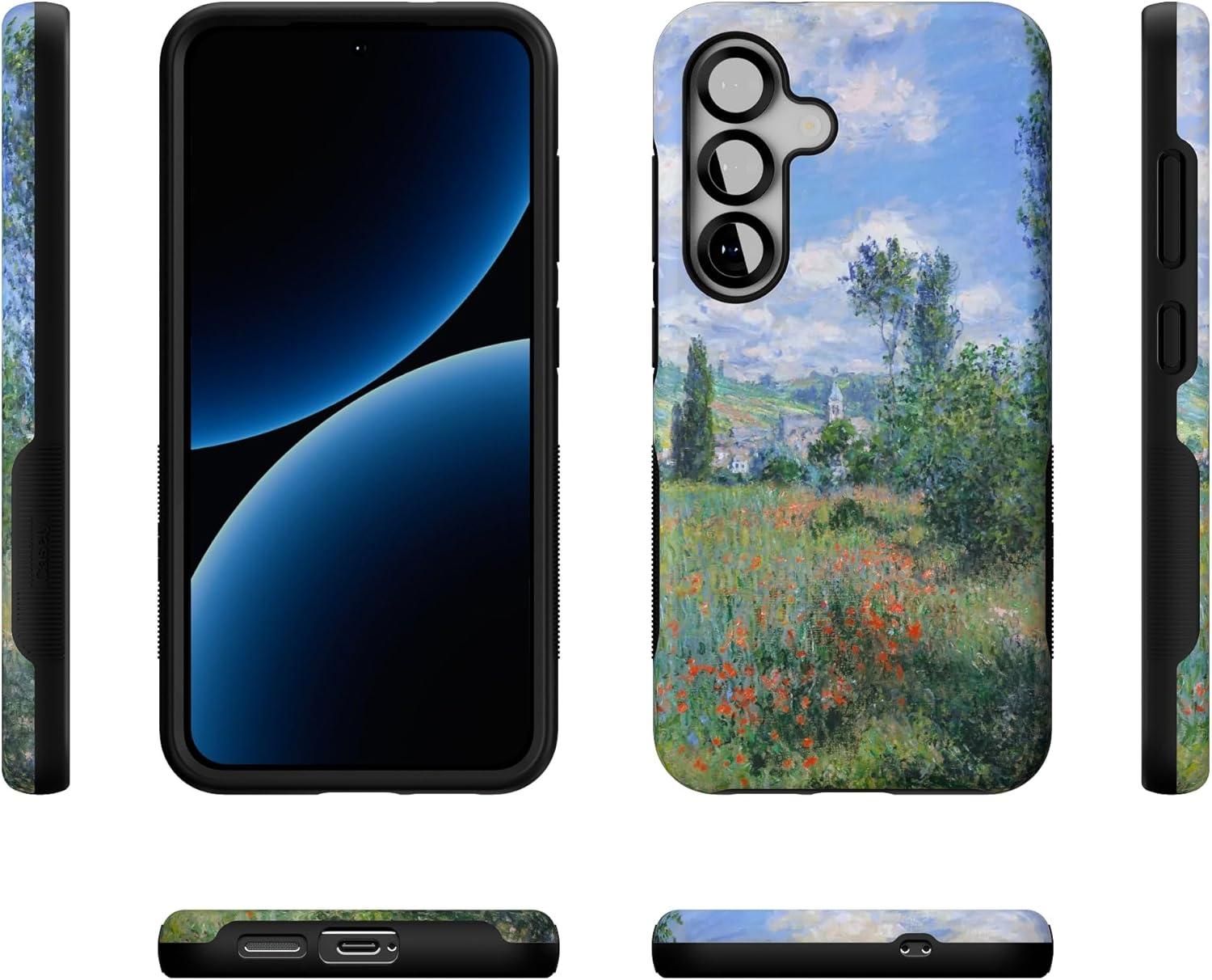 imageCasely Galaxy S25 Case Oasis Pura Vida Floral Compatible with MagSafe Bold Protective DesignMonets View The Met Museum
