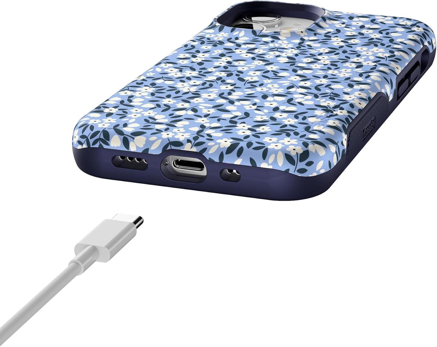 imageCasely iPhone 12 Mini Case  Viva La Vida  Frida Kahlo Collage  Compatible with MagSafe  Bold Protective DesignPicking Daisies  Cottagecore