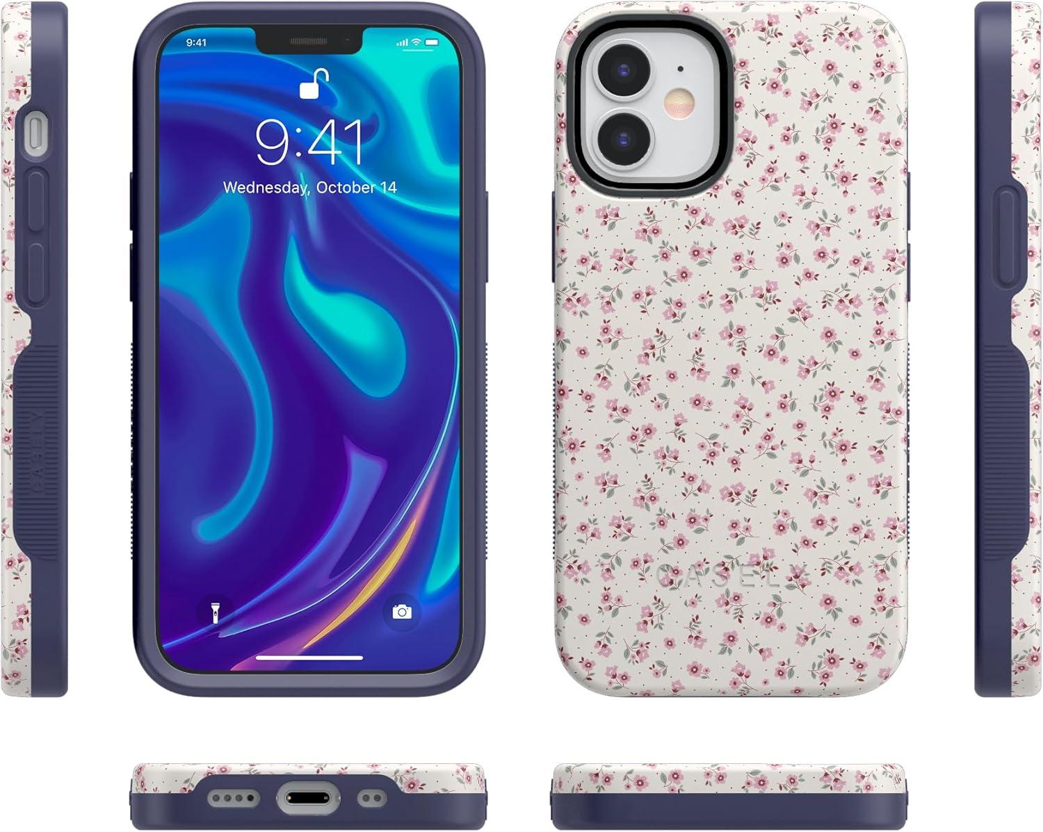 imageCasely iPhone 1212 Pro Case  Tropical Dreams  Pura Vida  Compatible with MagSafe  Bold Protective DesignCottage Charm  Cottagecore Case