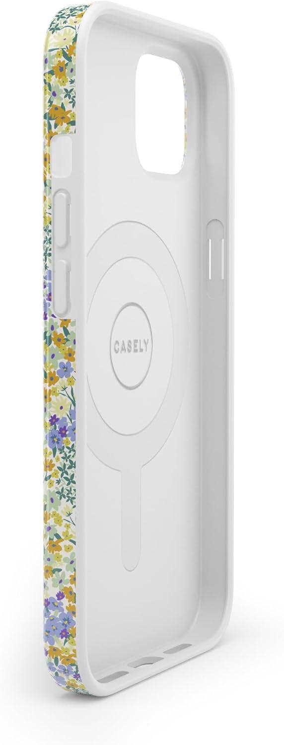 imageCasely iPhone 13 Case  Fit Check  Neutral Checkerboard  Compatible with MagSafe  Classic Ultra Slim DesignDream Garden  Cottagecore