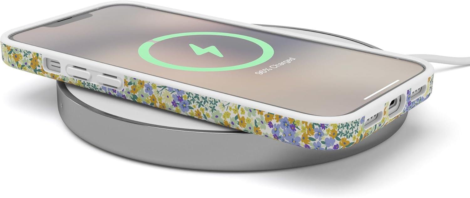 imageCasely iPhone 13 Case  Fit Check  Neutral Checkerboard  Compatible with MagSafe  Classic Ultra Slim DesignDream Garden  Cottagecore