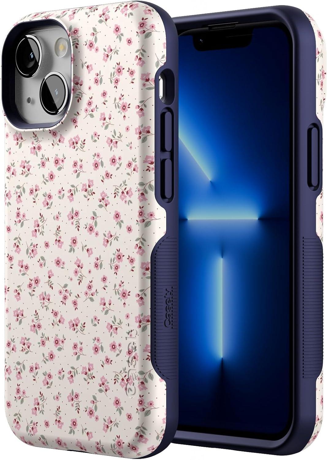 imageCasely iPhone 13 Mini Case  Id Pick You  Red Strawberry  Compatible with MagSafe  Bold Protective DesignCottage Charm  Cottagecore