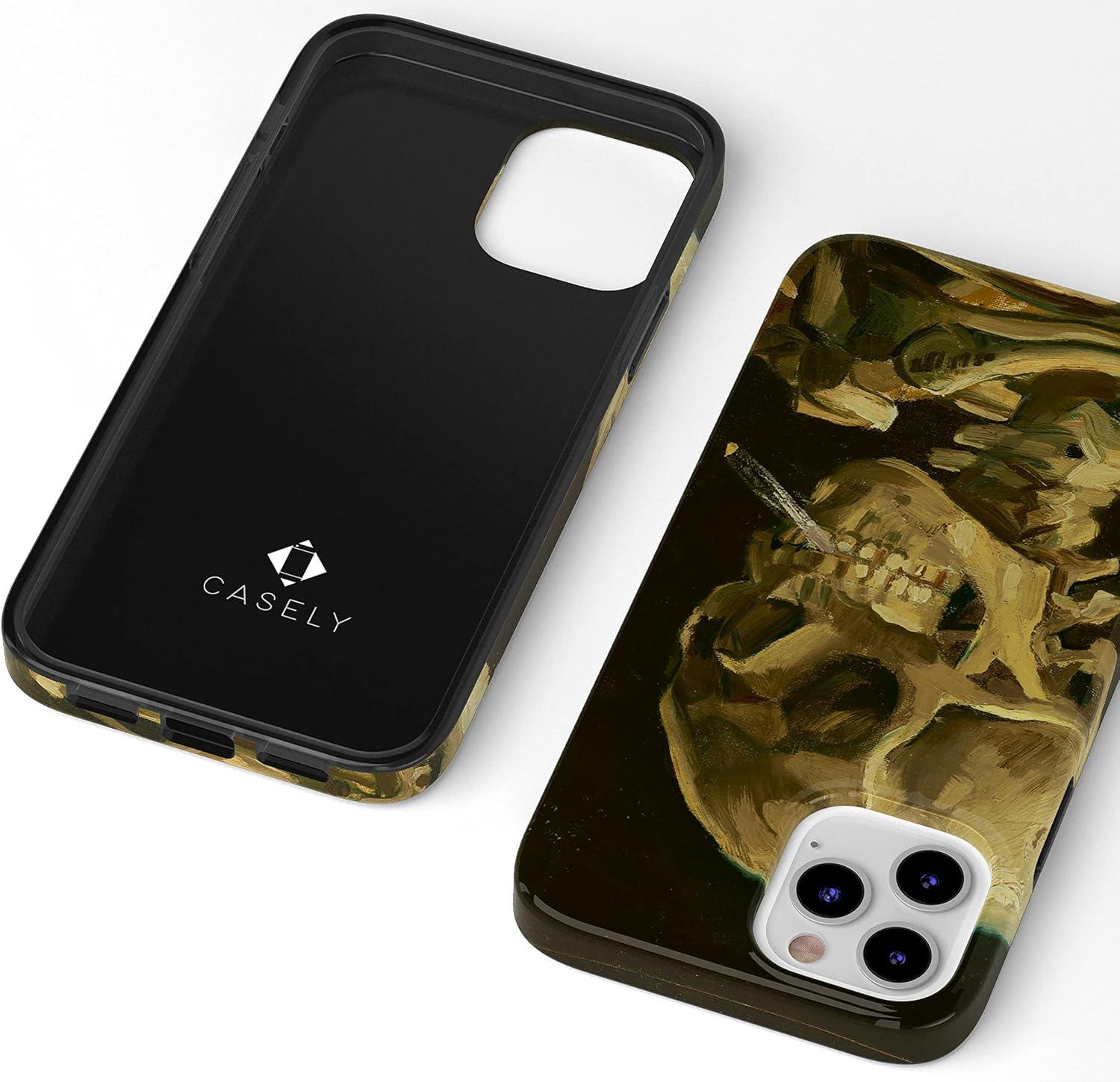 imageCasely iPhone 13 Pro Case Compatible with MagSafe Flower Patch Girly Floral Case01 Van Gogh After Hours Skeleton