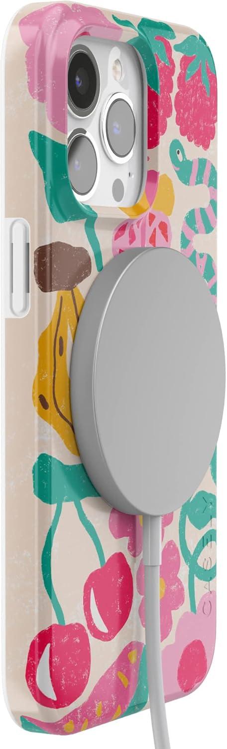 imageCasely iPhone 13 Pro Case Compatible with MagSafe Flower Patch Girly Floral CaseCrayola Doodle Bug Crayola Crayon