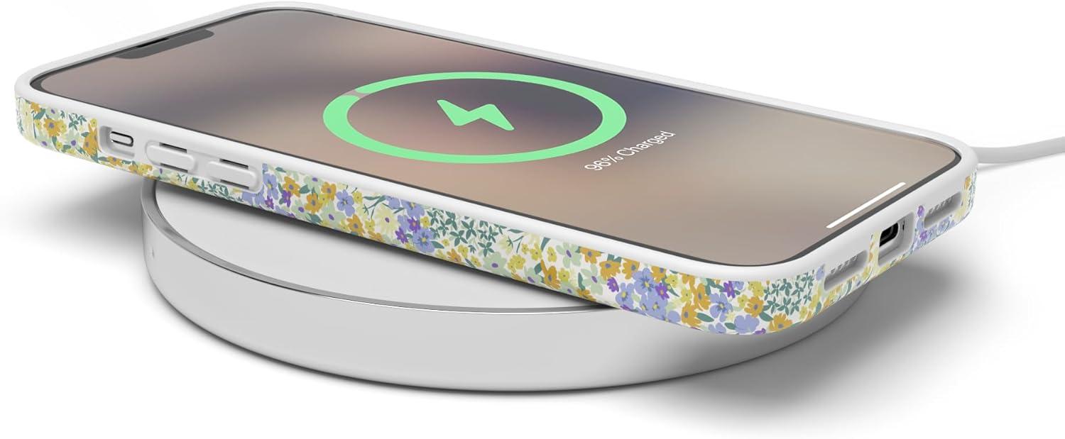 imageCasely iPhone 13 Pro Case  Compatible with MagSafe  Flower Patch  Girly Floral CaseDream Garden  Cottagecore