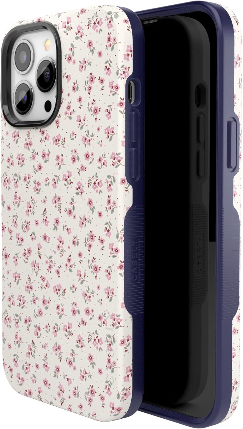 imageCasely iPhone 13 Pro Case  Ride The Wave  Pastel Rainbow Lined  Compatible with MagSafe  Bold Protective DesignCottage Charm  Cottagecore Case